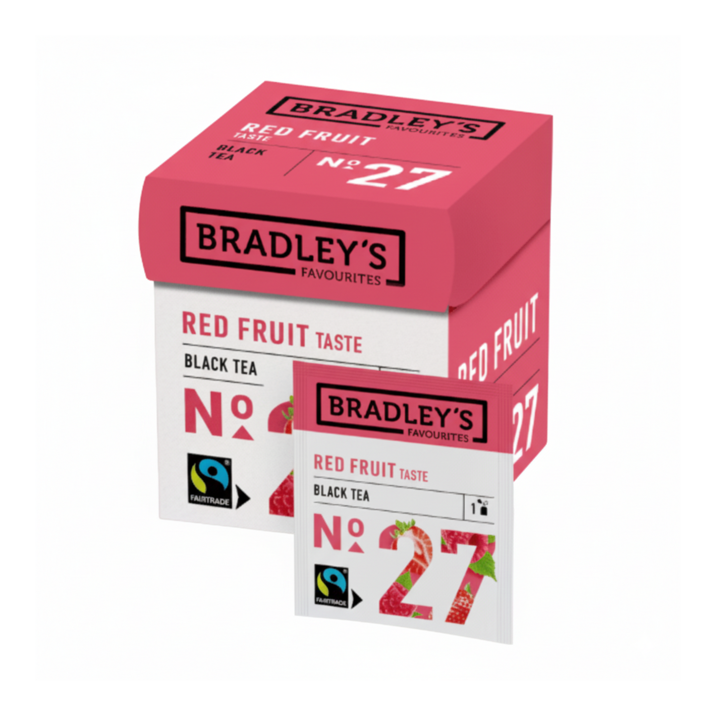 Los favoritos de Bradley, té negro, frutos rojos no. 27 (72x 2g)