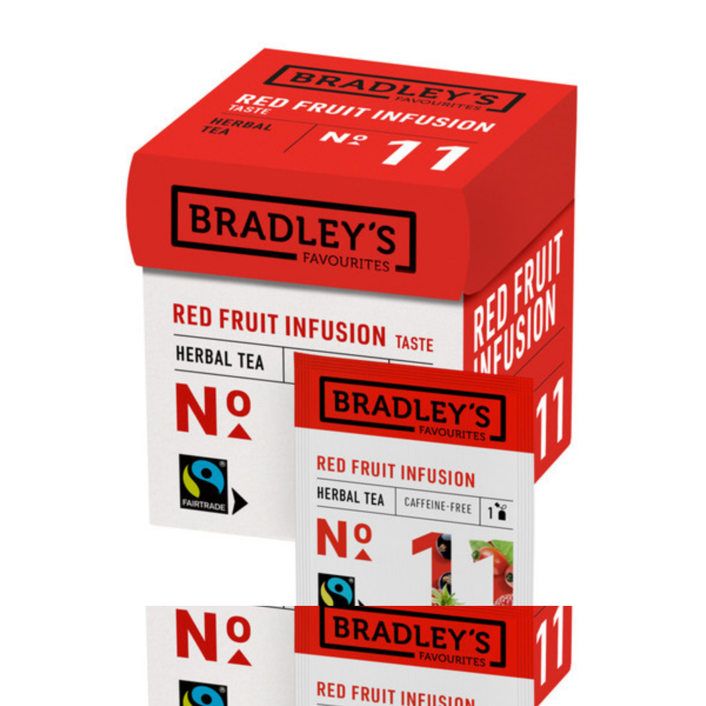 La infusión de frutos rojos favorita de Bradley núm. 11 (72 x 1,5 gramos)