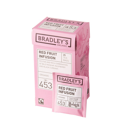 Infuso biologico ai frutti rossi Bradley's n.453 (4x25 pezzi)