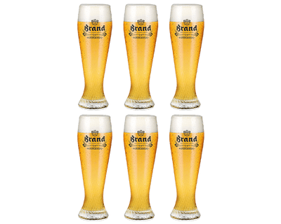 Brand weizen glas (6x 50cl)