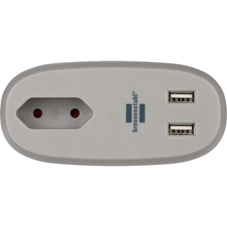 Brennenstuhl Estilo stekkerdoos voor bank met USB-oplaadfunctie