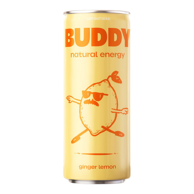 Buddy ginger lemon bio blikje (12x 250ml)