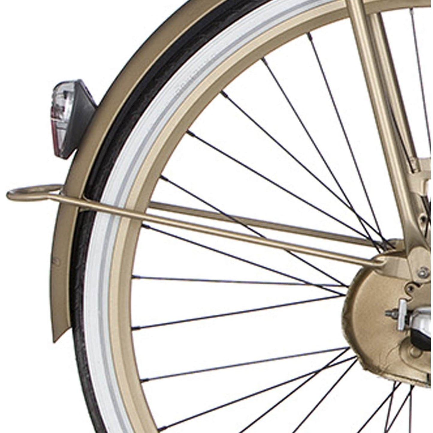 Asta di parafango Cortina posteriore 28 U4 Medaglia Bronzo Matt