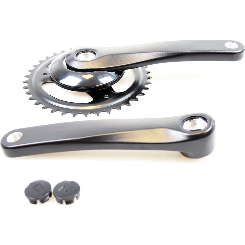 Cortina crankstel 38t black matt