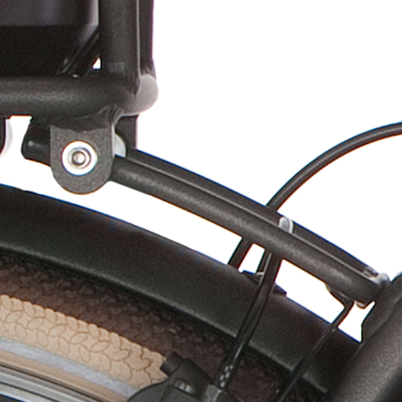 Staffa cortina achterdrager da 110 mm in oro nero Matt