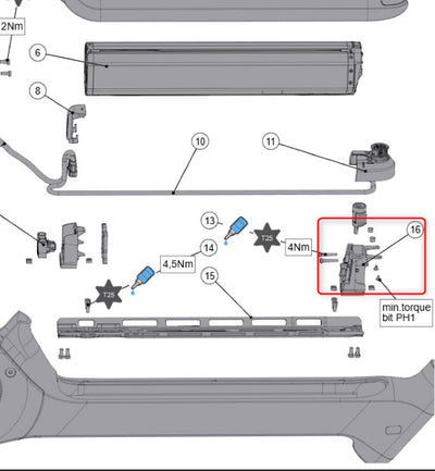 Tapa mecanismo cerradura cortina bosch bes3
