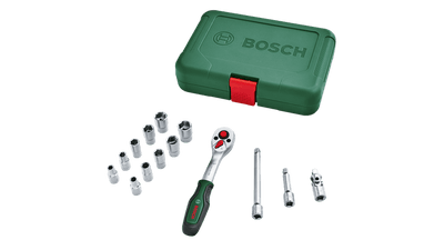 Set cricchetto Bosch 1 4 verde 14 pezzi - 1600a02by0
