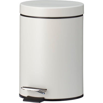 Set pattumiera a pedale da 2 pezzi 3l-12l panna