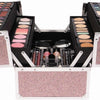 Casuelle Make-Up Suitcase Multi Glitter Pink