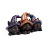 Stretches Black Cat Trio in Witch Hat