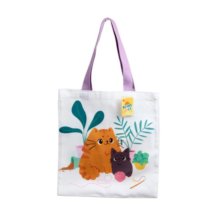 Beans Co Cats Reusable Bag