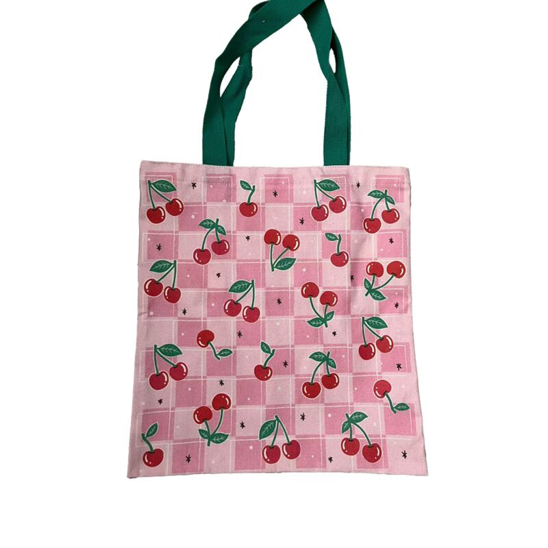 Kersen duurzame draagtas cherry