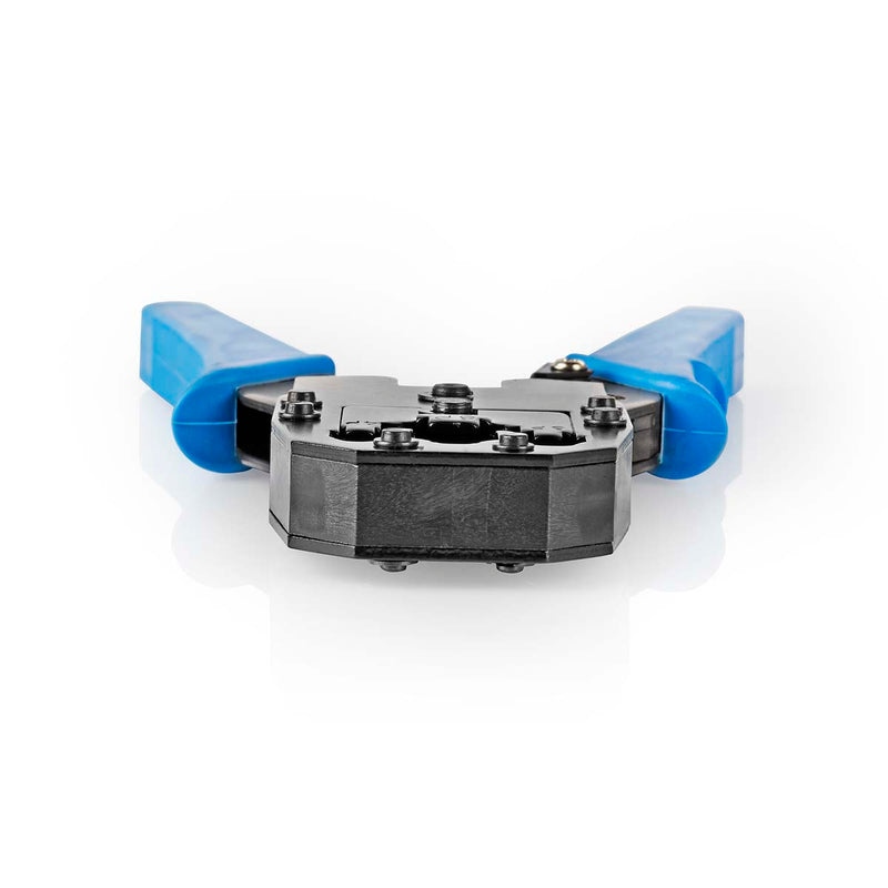Nedis krimptang | cat5 cat5e cat6 cat6a rj10 rj11 rj45 | snijden strippen tang | abs staal | blauw - ccgb89510bu