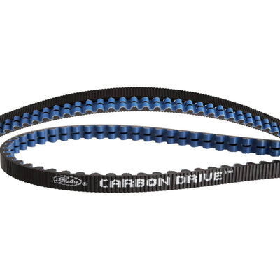Gates CDX riem Carbon Drive 111 tanden zwart blauw - 1221mm, 11mm Pitch, 12mm breed.