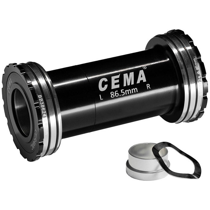 CEMA BRACKETAS BB386 SRAM GXP SG3 Nero in ceramica rivestito