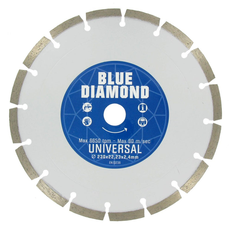 Lama diamantata carati ø150 diamante blu universale