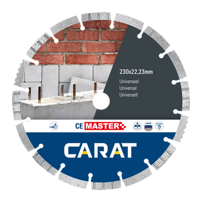 Carat diamantzaagblad 125 x22.22 universeel ce master