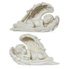 Cherubino che dorme, ali lunghe