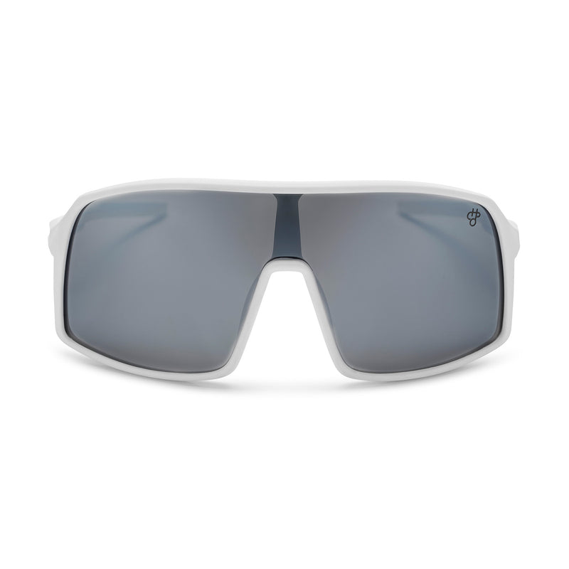 Specchio argento bianco Erica White Silror di CHPO