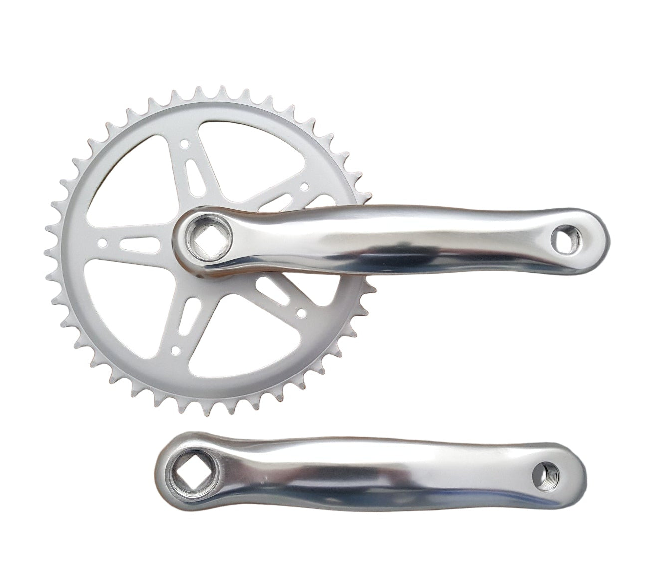 Crank Set de cadena CL011 42T 170 mm 3 32 Plata