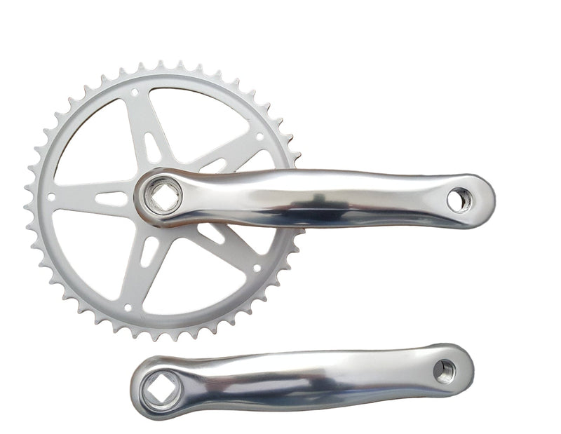 Crank Set de cadena CL012 44T 170 mm 3 32 Plata