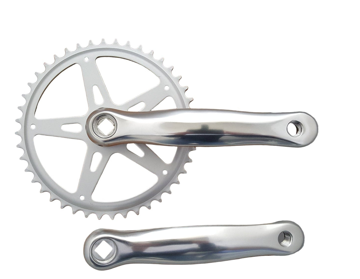 Crank Set de cadena CL012 44T 170 mm 3 32 Plata