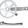 Crank Set de cadena CL012 44T 170 mm 3 32 Plata