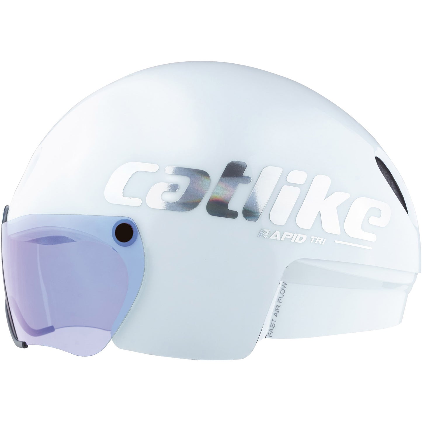 Helm a forma di gatto Rapid Tri Size M 55-57 cm Bianco brillante