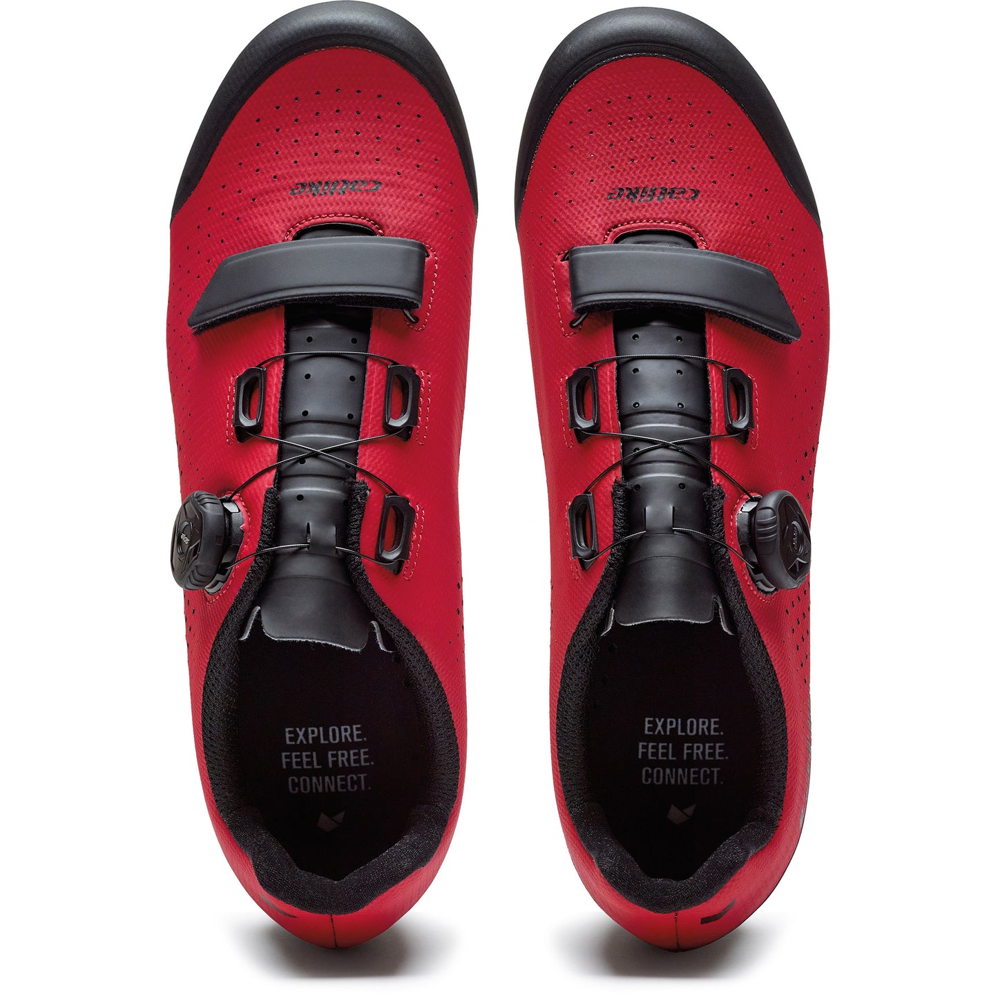 Zapatos buzaglo kompact'o x1 mtb nylon 36 rojo