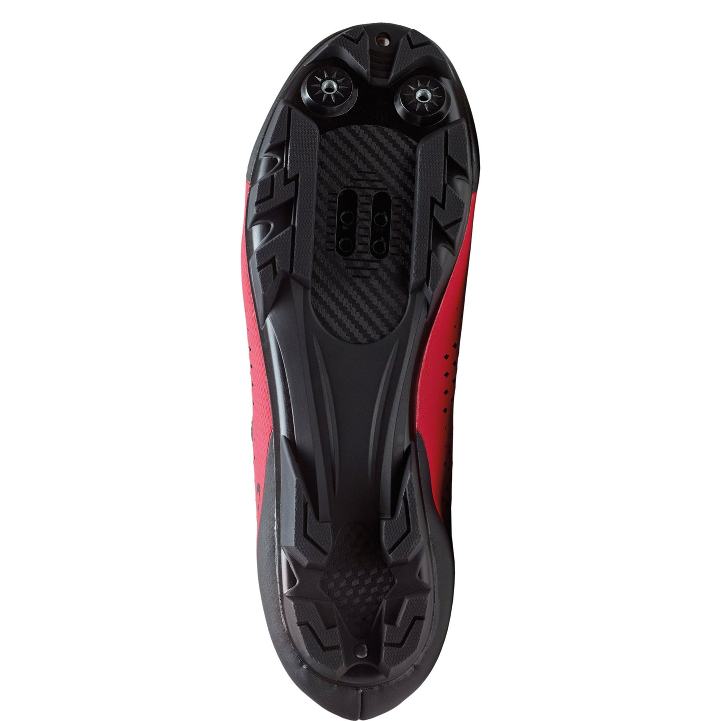 Zapatos buzaglo mtb kompact'o x1 tamaño de nylon 39 rojo