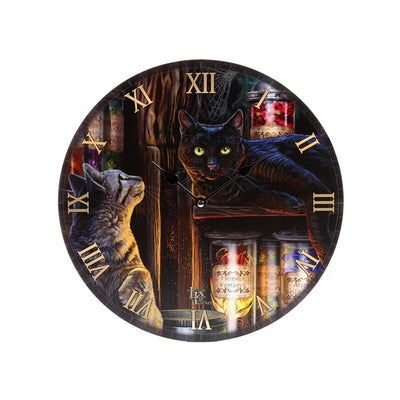 Orologio da stampato di Lisa Parker Magical Emporium Cats