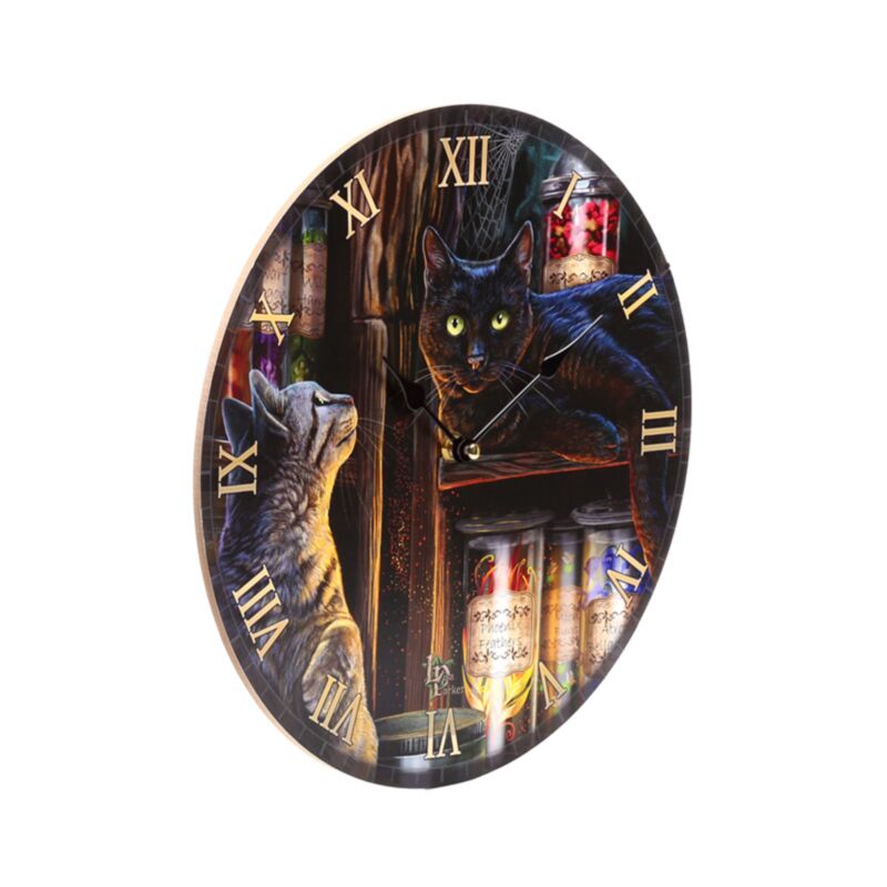Lisa parker magical emporium katten bedrukte klok