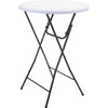 Mesa de pie blanca ø80xh110cm