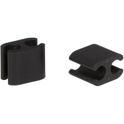 Elvedes Kabelclips Duo PVC 4,1 mm + 5,0 mm zwart (50 stuks)