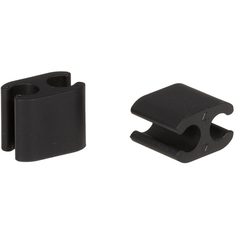 Elvedes Kabelclips Duo PVC 4,1 mm + 5,0 mm zwart (50 stuks)