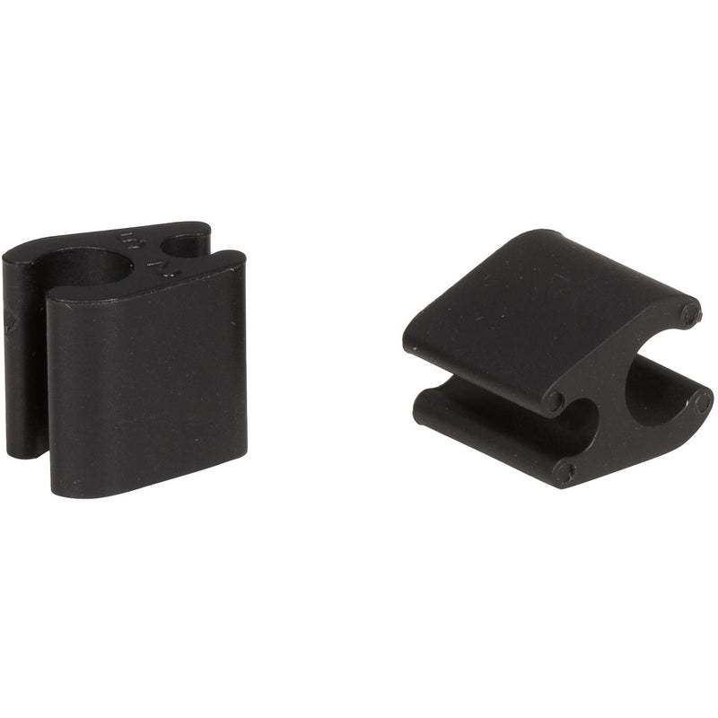 Elvedes Kabelclips Duo PVC 4,1 mm + 4,1 mm zwart (50 stuks)