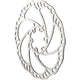 Magura freno disco 180 mm 6 buche in argento