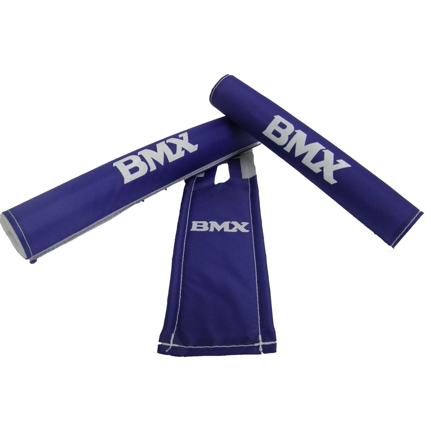 pads BMX junior foam blauw 3-delig