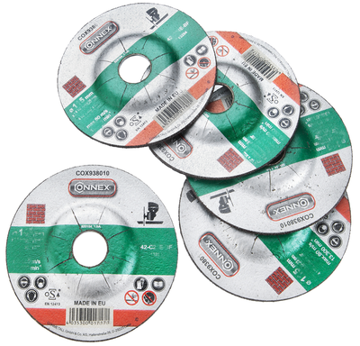 Connex set 5 dischi abrasivi in pietra 125mm - cox938016