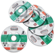 Connex set 5 dischi abrasivi in pietra 125mm - cox938016