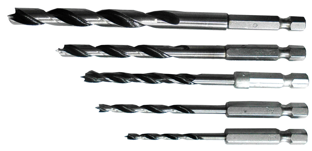 Connex set houtboren 3-8mm 6k 5dlg rood - cox978305