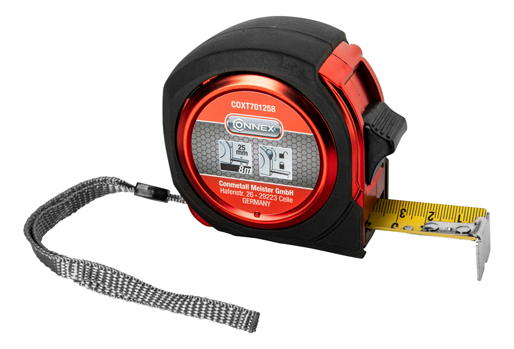 Flessometro Connex 8m abs 25mm calibrazione euro - coxt701258