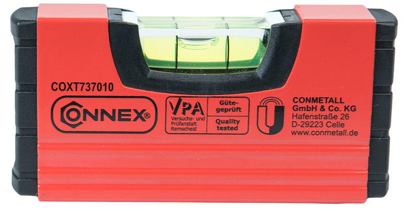 Connex mini-waterpas magnetisch 10cm - coxt737010