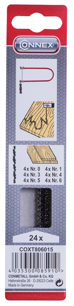 Connex figuurzaagblad zarsa mix hout (24s) - coxt806015