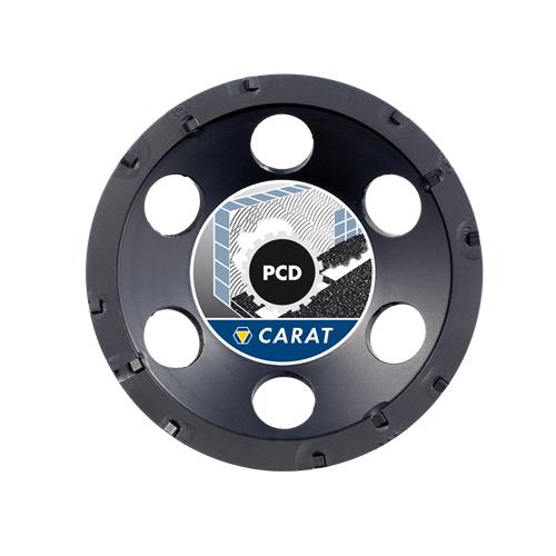 Testa abrasiva Carat ø180 pcd residui di colla master ecc.