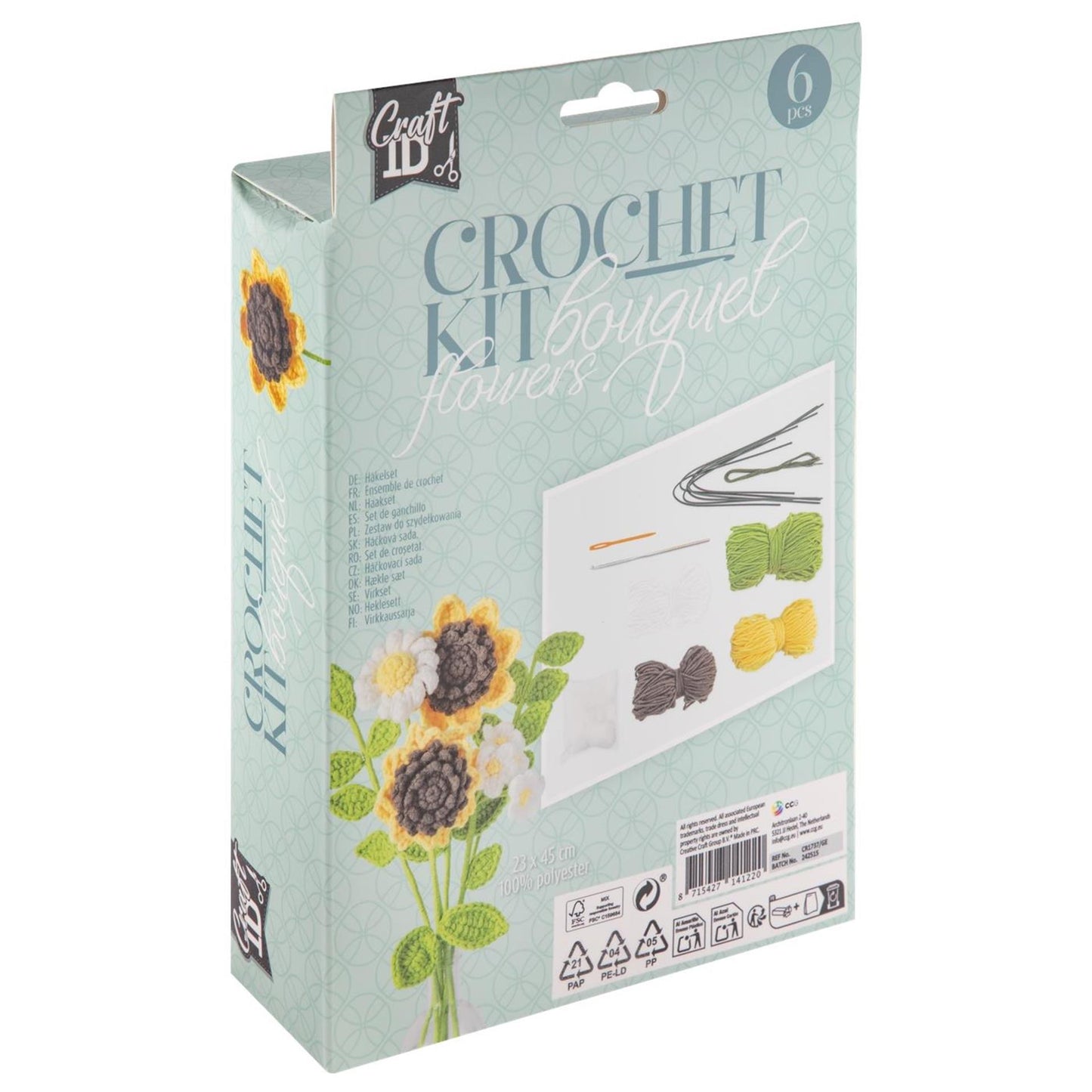 Creative Craft Group Hook Package Bouquet 6 girasoles