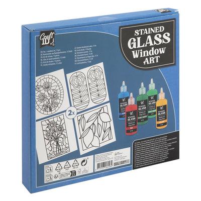 Craft id stained glass window art, 2ass