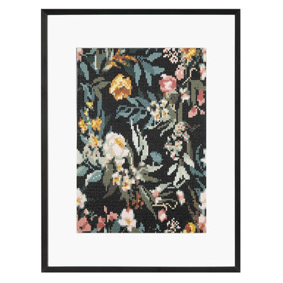 Fiori di pittura con diamanti ID artigianali 30x40