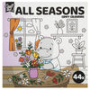 Creative craft group coloring book cute comfy