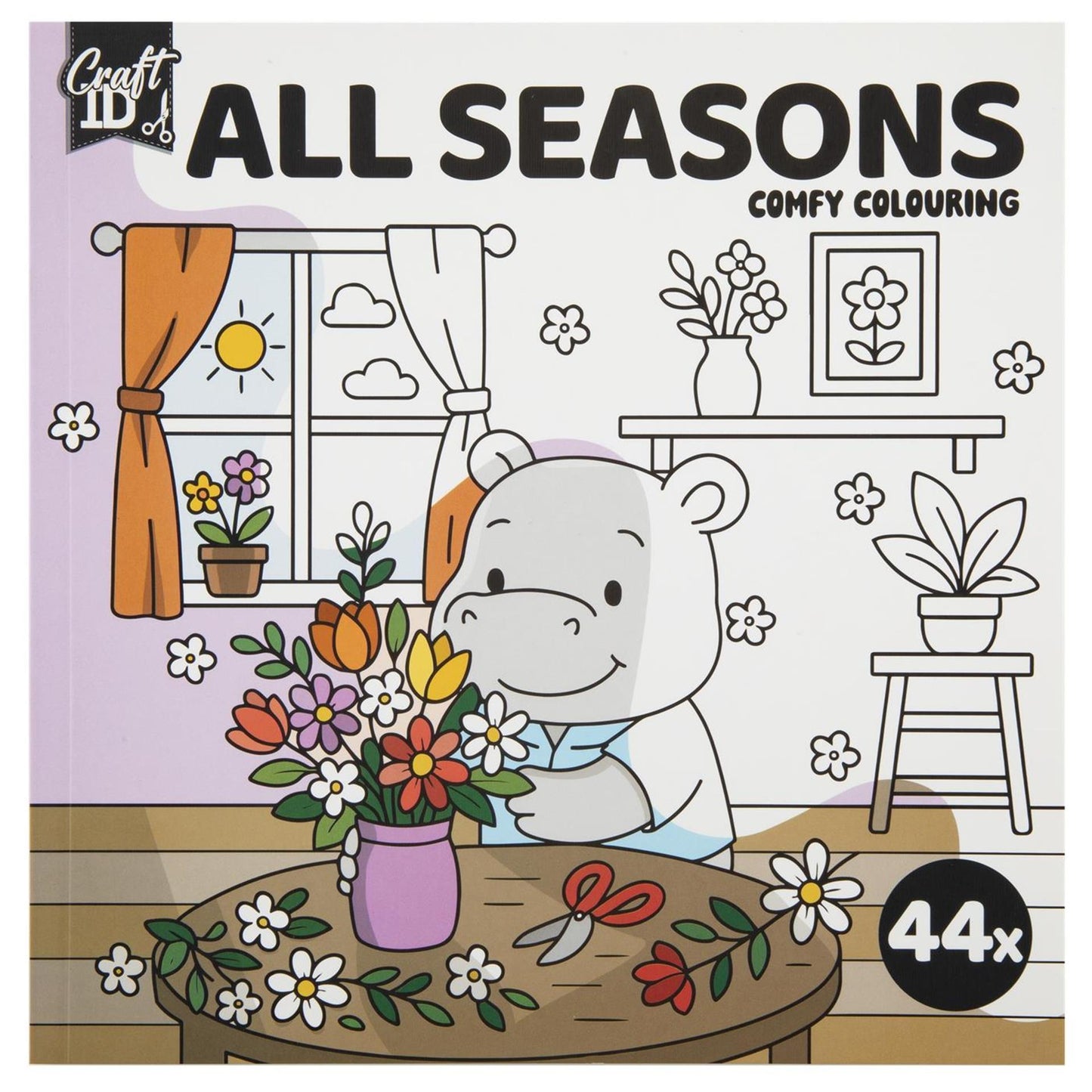 Creative craft group coloring book cute comfy
